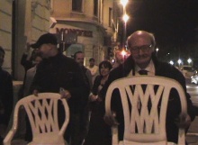 Alain Arias-Misson, capture d'écran de la vidéo de la performance "La Dernière S(c)ène", 2006 | © Alain Arias-Misson | courtesy de l'artiste