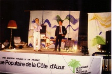 Patrick Moya et Joël Ducorroy sur scène