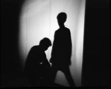 Julien Blaine | capture d'écran du film de la performance "Pression Im/pression Surim/pression", 1980 | © Julien Blaine | photographie : © DR | courtesy MAMAC